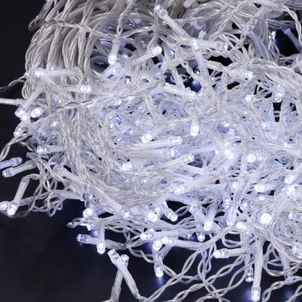 Brilagi - LED Außen-Weihnachtslichterkette 400xLED/8 Funktionen 23m IP44 kaltweiß