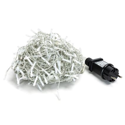Brilagi - LED Außen-Weihnachtslichterkette 400xLED/8 Funktionen 23x0,6m IP44 kaltweiß