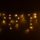 Brilagi - LED-Außen-Weihnachtsvorhang, 200 LEDs, 8 Funktionen, 13 m, IP44, warmweiß, Eiszapfen