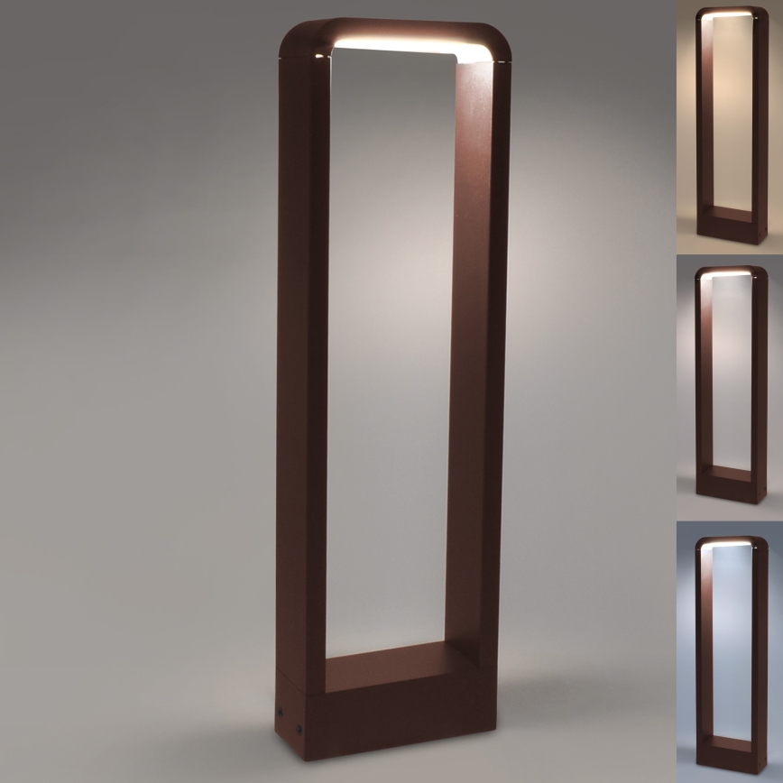 Brilagi - LED Außenleuchte BARI LED/7W/230V 3000/4000/6000K braun IP54 50 cm