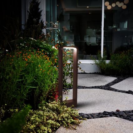 Brilagi - LED Außenleuchte BARI LED/7W/230V 3000/4000/6000K braun IP54 50 cm