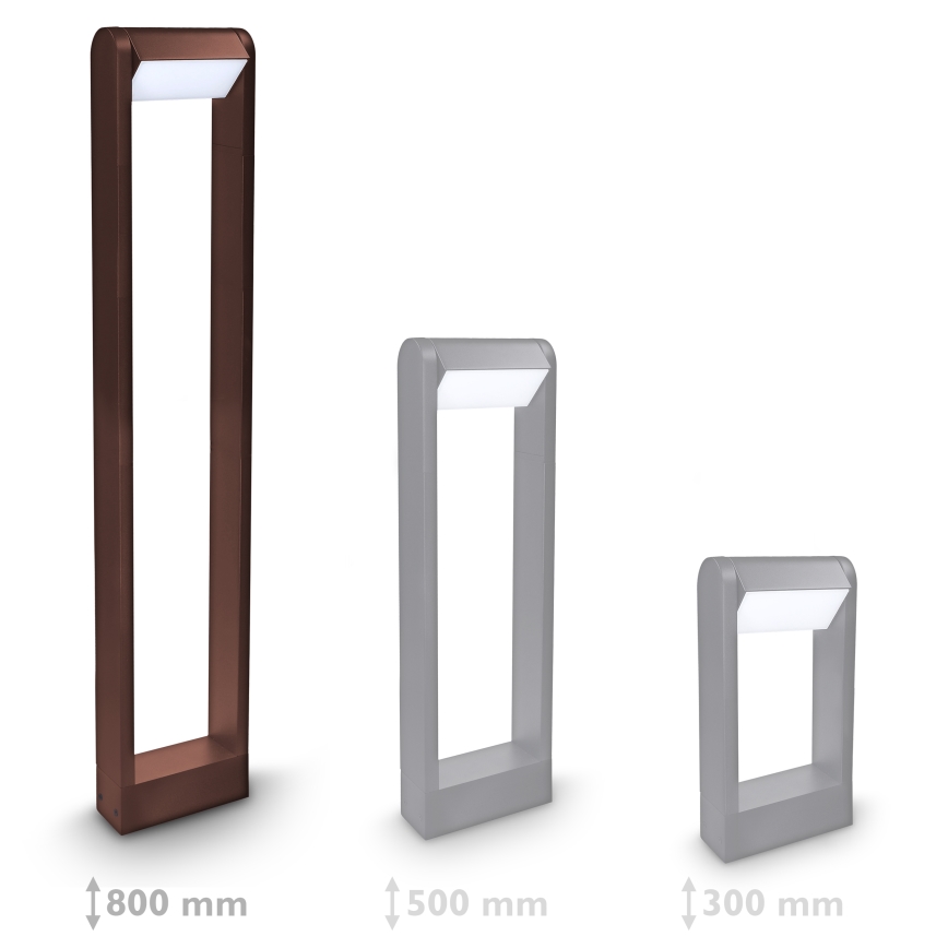 Brilagi - LED-Außenleuchte CROTONE LED/7W/230V braun IP54 80 cm