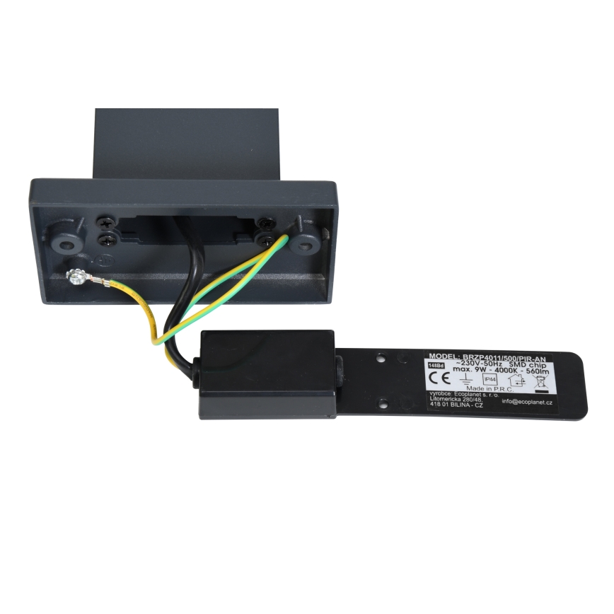 Brilagi - LED-Außenleuchte mit Sensor ARCELO LED/9W/230V 50 cm IP44