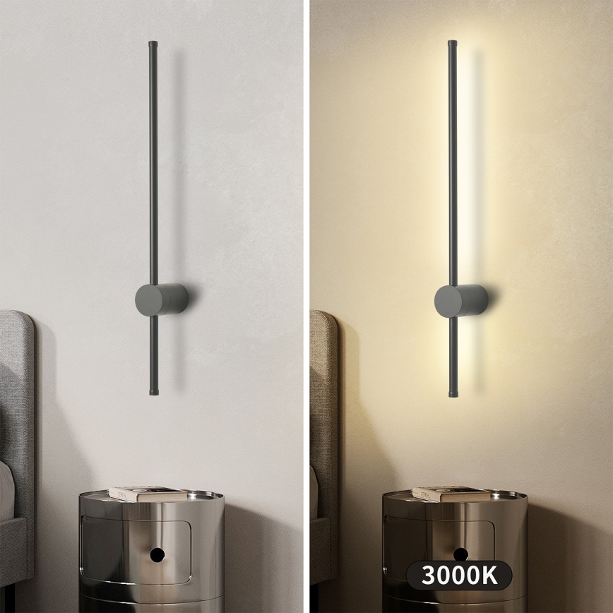 Brilagi - LED Außenwandleuchte AURA LED/12W/230V 3000K IP54 65 cm anthrazit