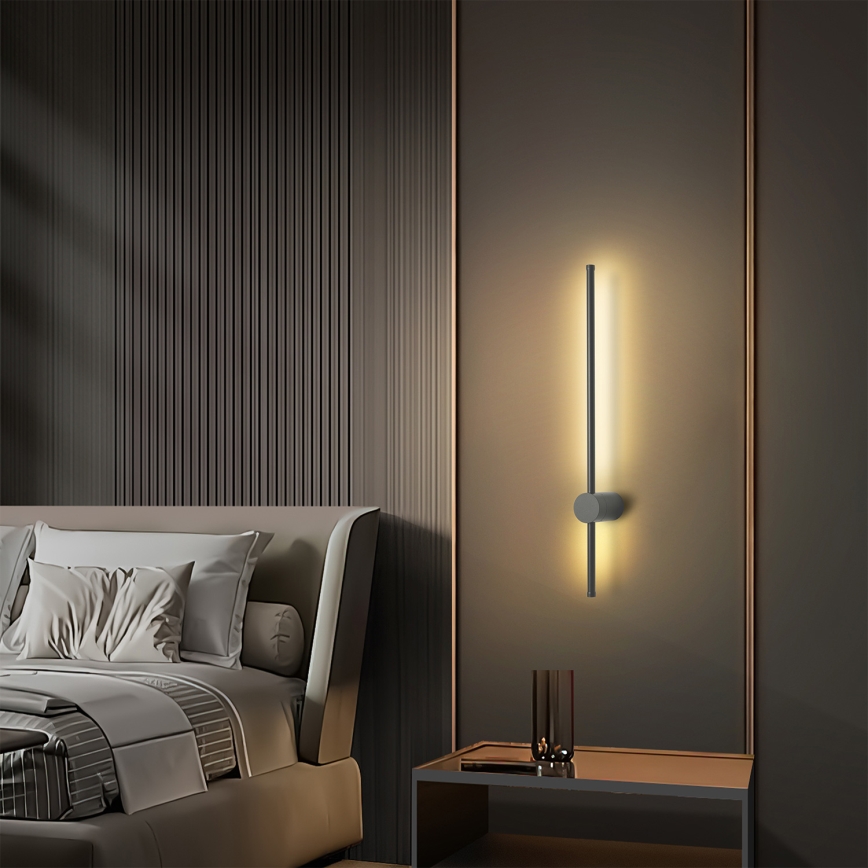 Brilagi - LED Außenwandleuchte AURA LED/12W/230V 3000K IP54 65 cm anthrazit