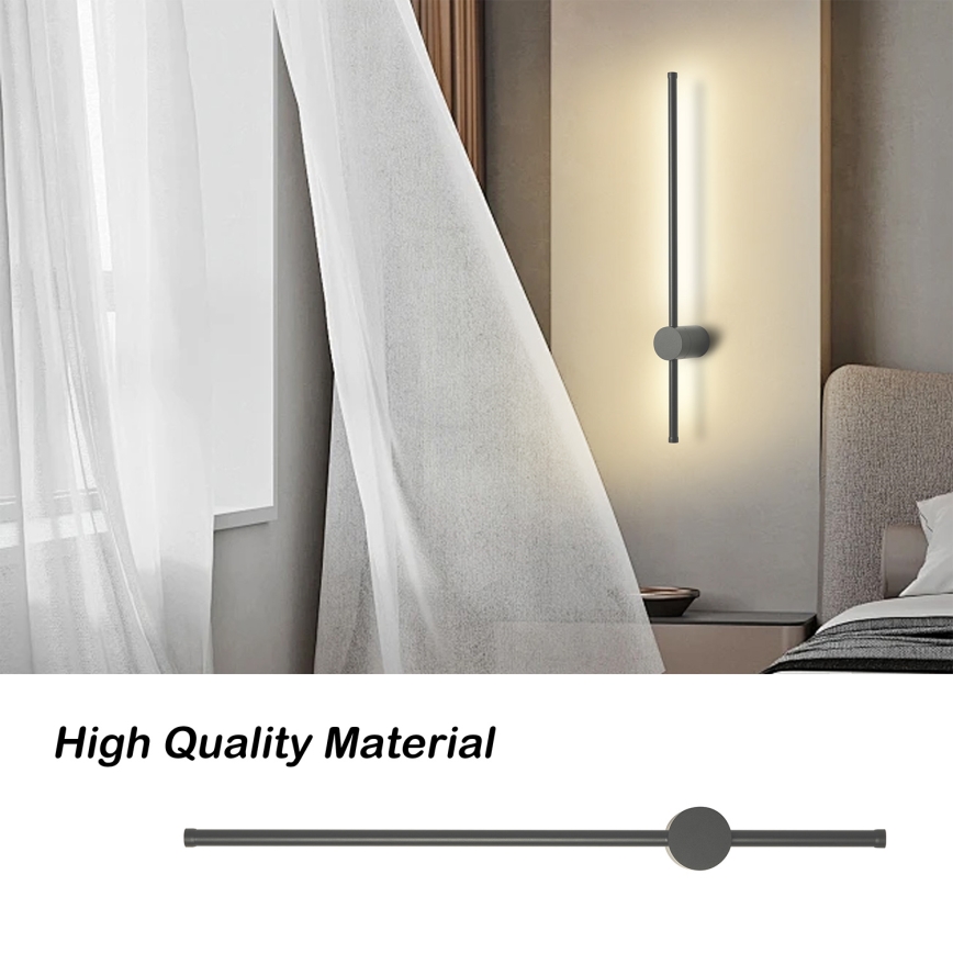 Brilagi - LED-Außenwandleuchte AURA LED/12W/230V 4000K IP54 65 cm Anthrazit