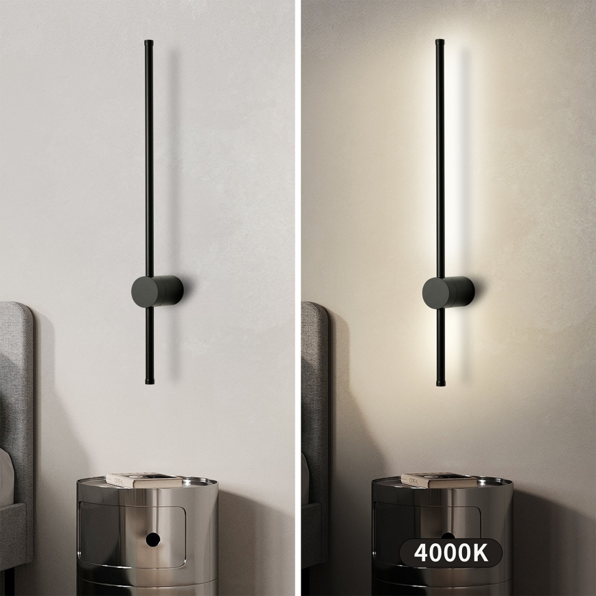 Brilagi - LED Außenwandleuchte AURA LED/12W/230V 4000K IP54 65 cm schwarz