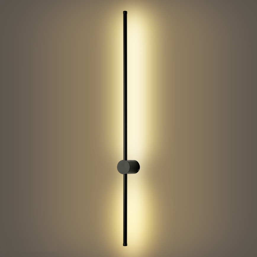 Brilagi - LED Außenwandleuchte AURA LED/20W/230V 3000K IP54 97 cm schwarz