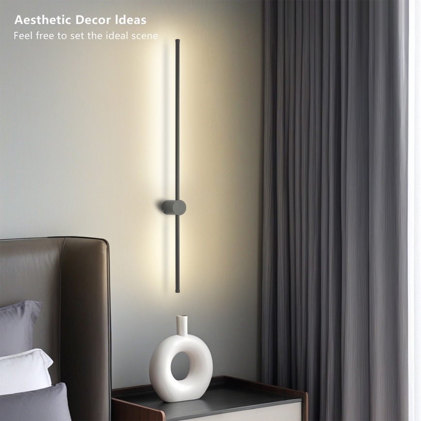 Brilagi - LED Außenwandleuchte AURA LED/20W/230V 4000K IP54 97 cm Anthrazit