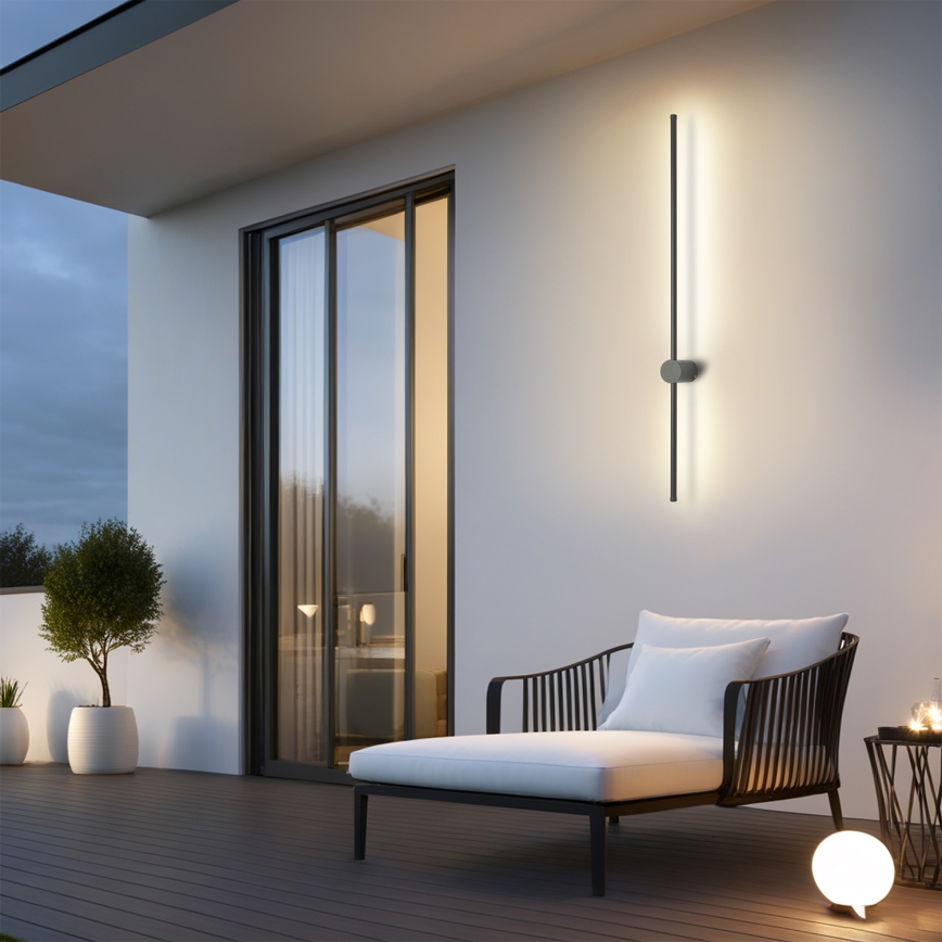 Brilagi - LED Außenwandleuchte AURA LED/20W/230V 4000K IP54 97 cm Anthrazit