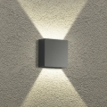 Brilagi - LED-Außenwandleuchte DOUBLERAY LED/4W/230V Anthrazit IP65