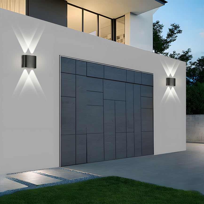 Brilagi - LED-Außenwandleuchte FLAREBOX LED/4W/230V schwarz IP65