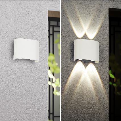 Brilagi - LED Außenwandleuchte FLAREBOX LED/4W/230V weiß IP65