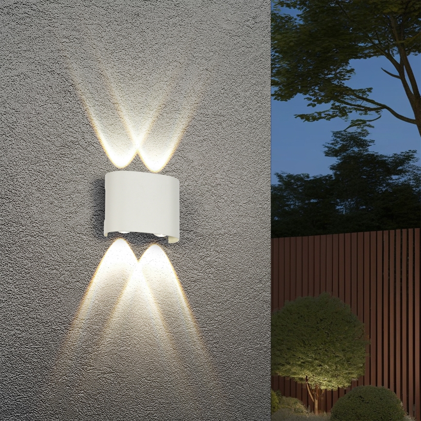 Brilagi - LED Außenwandleuchte FLAREBOX LED/4W/230V weiß IP65