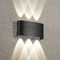 Brilagi - LED-Außenwandleuchte FLAREBOX LED/6W/230V schwarz IP65