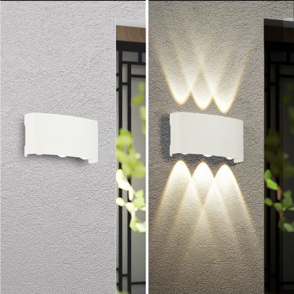 Brilagi - LED-Außenwandleuchte FLAREBOX LED/6W/230V weiß IP65