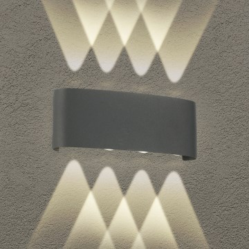 Brilagi - LED-Außenwandleuchte FLAREBOX LED/8W/230V Anthrazit IP65
