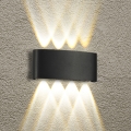 Brilagi - LED-Außenwandleuchte FLAREBOX LED/8W/230V schwarz IP65