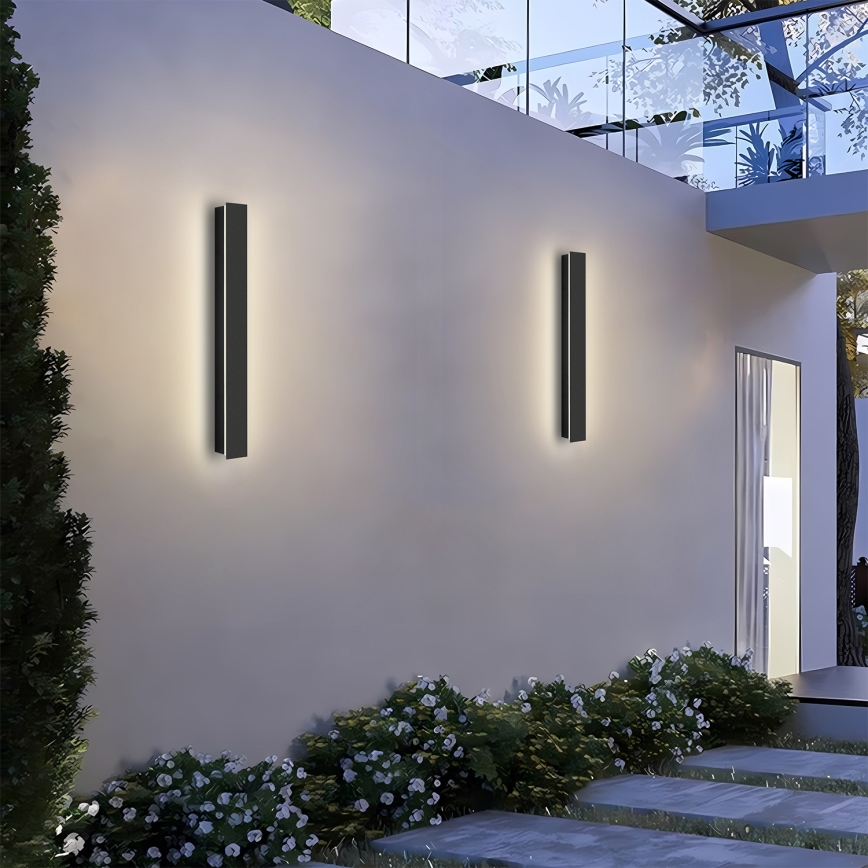 Brilagi - LED-Außenwandleuchte LINEAR LED/12W/230V 3000K IP65 50 cm schwarz