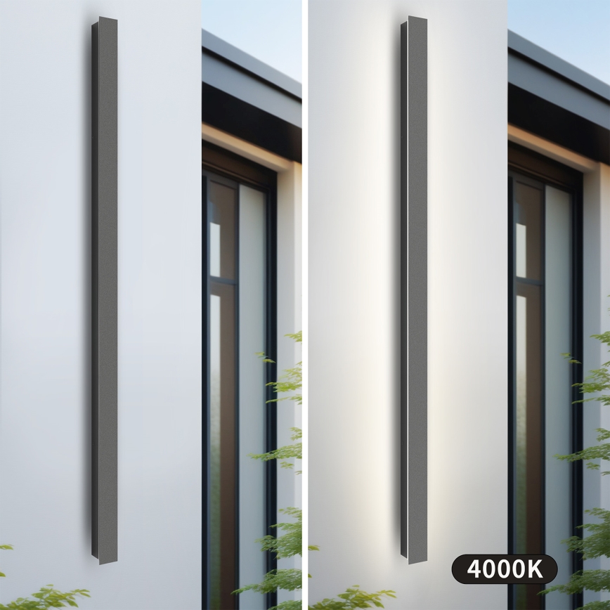 Brilagi - LED Außen-Wandleuchte LINEAR LED/32W/230V 4000K IP65 140 cm Anthrazit CRI 90