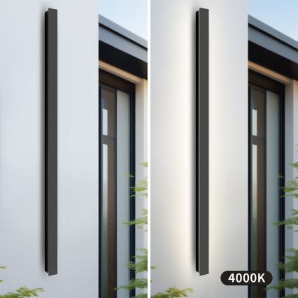 Brilagi - LED-Außenwandleuchte LINEAR LED/32W/230V 4000K IP65 140 cm schwarz CRI 90