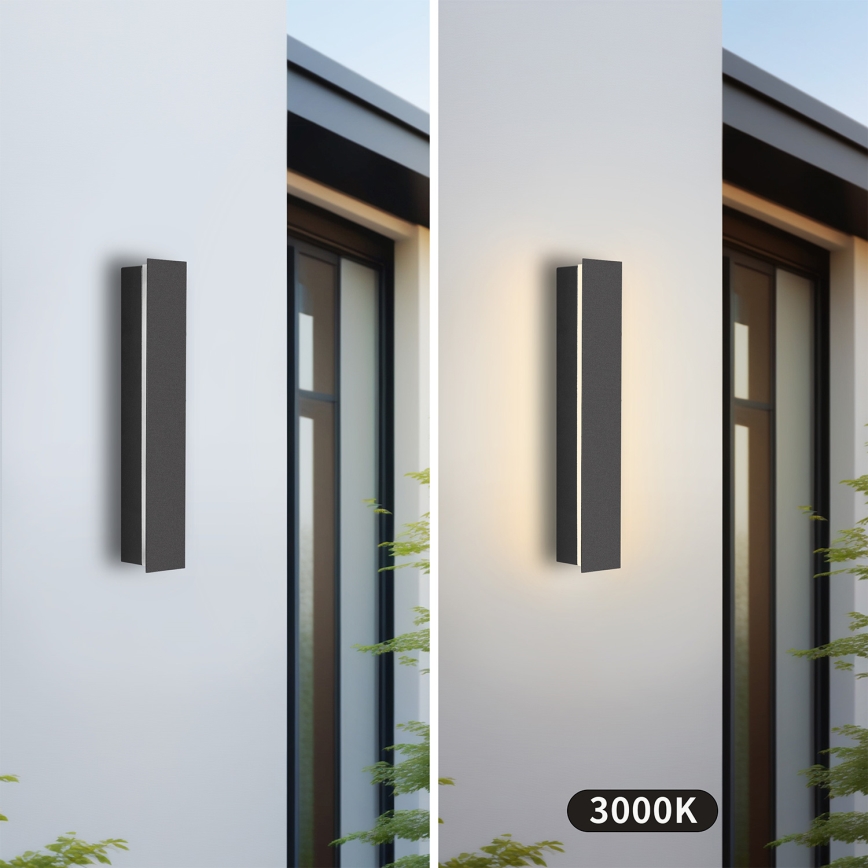 Brilagi - LED Außenwandleuchte LINEAR LED/8W/230V 3000K IP65 30 cm Anthrazit CRI 90