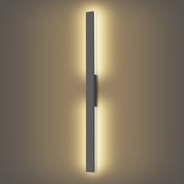 Brilagi - LED Außenwandleuchte LUNA LED/24W/230V 3000K IP65 100 cm anthrazit CRI 90