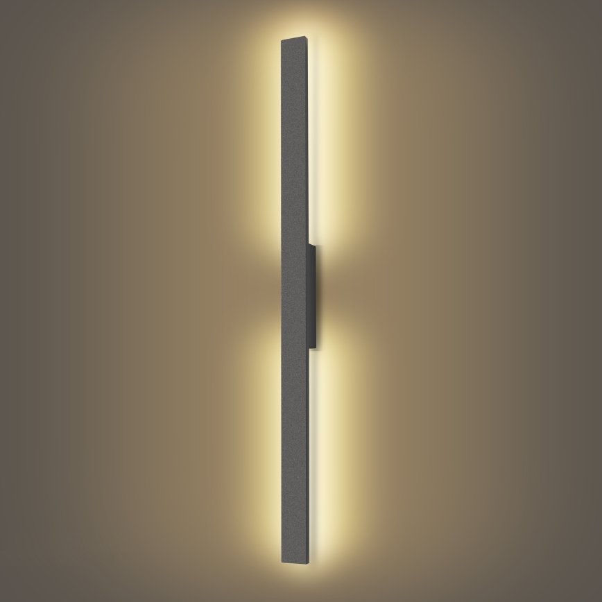 Brilagi - LED Außenwandleuchte LUNA LED/24W/230V 3000K IP65 100 cm anthrazit CRI 90