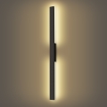 Brilagi - LED Außenwandleuchte LUNA LED/24W/230V 3000K IP65 100 cm schwarz CRI 90