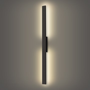 Brilagi - LED Außenwandleuchte LUNA LED/24W/230V 4000K IP65 100 cm schwarz CRI 90