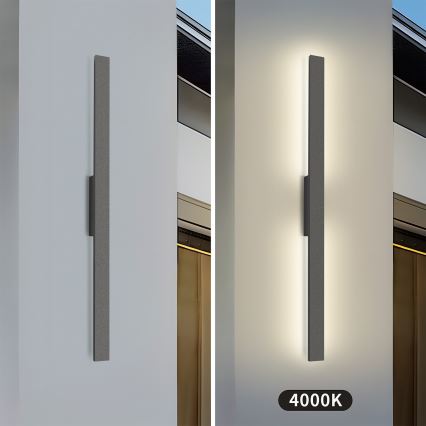 Brilagi - LED-Außenwandleuchte LUNA LED/24W/230V 4000K IP65 100 cm Anthrazit