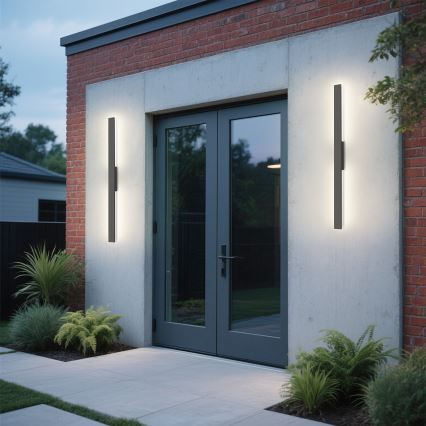 Brilagi - LED-Außenwandleuchte LUNA LED/24W/230V 4000K IP65 100 cm Anthrazit
