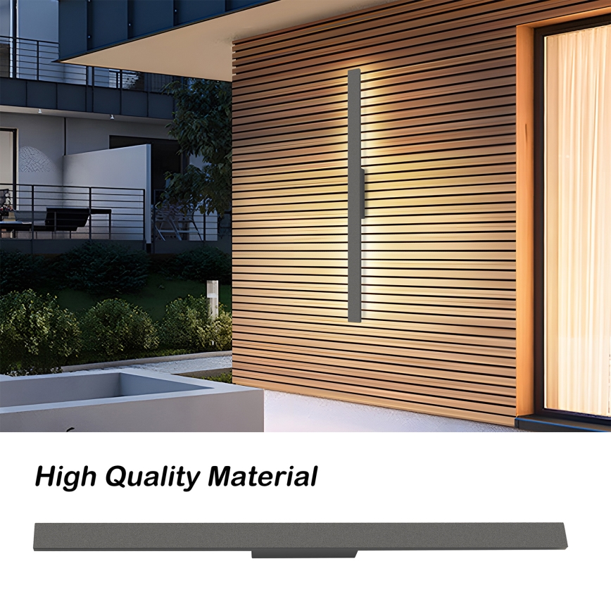 Brilagi - LED-Außenwandleuchte LUNA LED/24W/230V 4000K IP65 100 cm Anthrazit