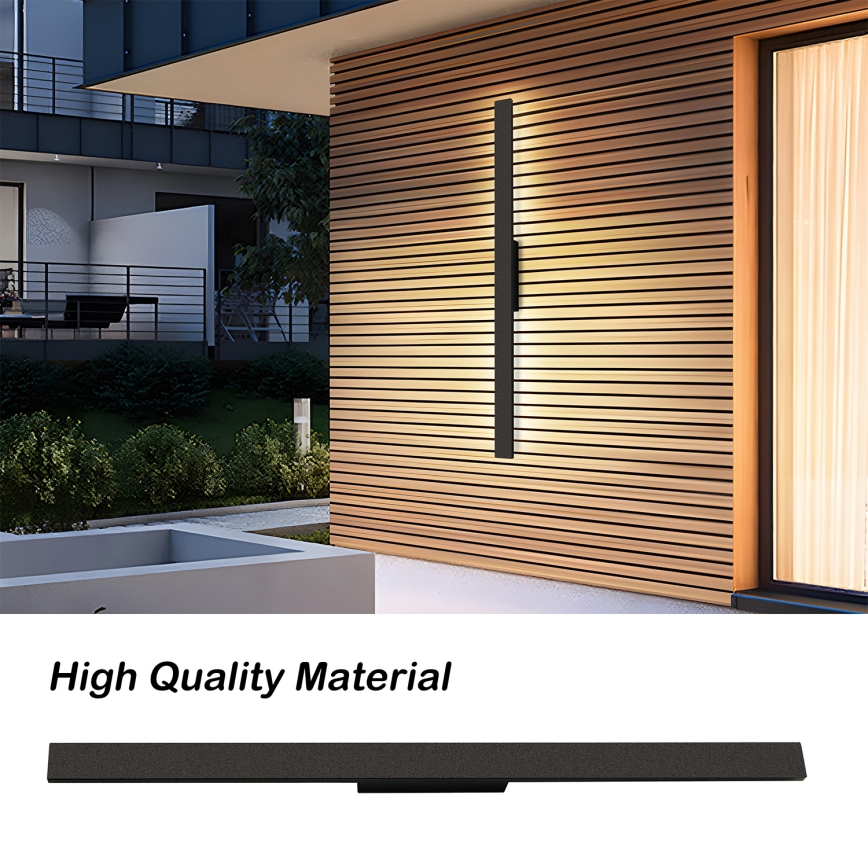 Brilagi - LED Außenwandleuchte LUNA LED/24W/230V 4000K IP65 100 cm schwarz