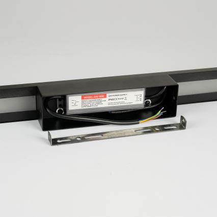 Brilagi - LED Außenwandleuchte LUNA LED/24W/230V 4000K IP65 100 cm schwarz