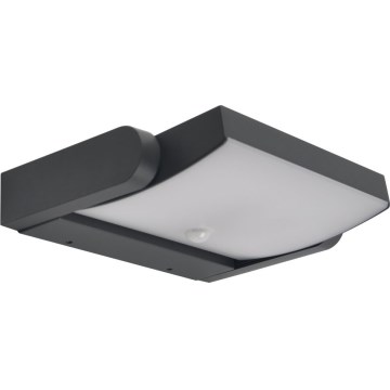 Brilagi - LED Außenwandleuchte mit Sensor ANKLE LED/18W/230V 3000K IP65 Anthrazit