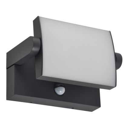 Brilagi - LED Außenwandleuchte mit Sensor ANKLE LED/18W/230V 4000K IP65 Anthrazit