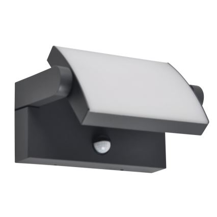 Brilagi - LED Außenwandleuchte mit Sensor ANKLE LED/18W/230V 4000K IP65 Anthrazit