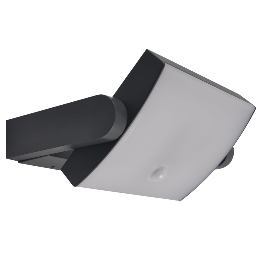 Brilagi - LED Außenwandleuchte mit Sensor ANKLE LED/18W/230V 4000K IP65 Anthrazit