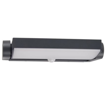 Brilagi - LED Außenwandleuchte mit Sensor ANKLE LED/18W/230V 4000K IP65 Anthrazit