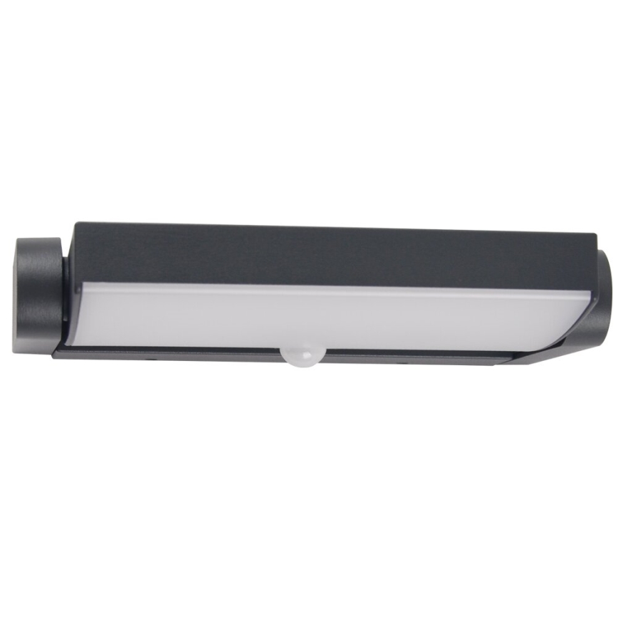 Brilagi - LED Außenwandleuchte mit Sensor ANKLE LED/18W/230V 4000K IP65 Anthrazit