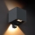 Brilagi - LED-Außenwandleuchte mit Sensor CUBE LED/6W/230V Anthrazit IP65