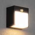 Brilagi - LED Außenwandleuchte mit Sensor TERNI LED/12W/230V Anthrazit IP44