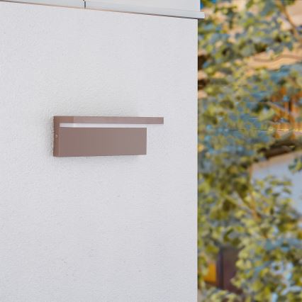 Brilagi - LED Außenwandleuchte TESSI LED/10W/230V braun IP54