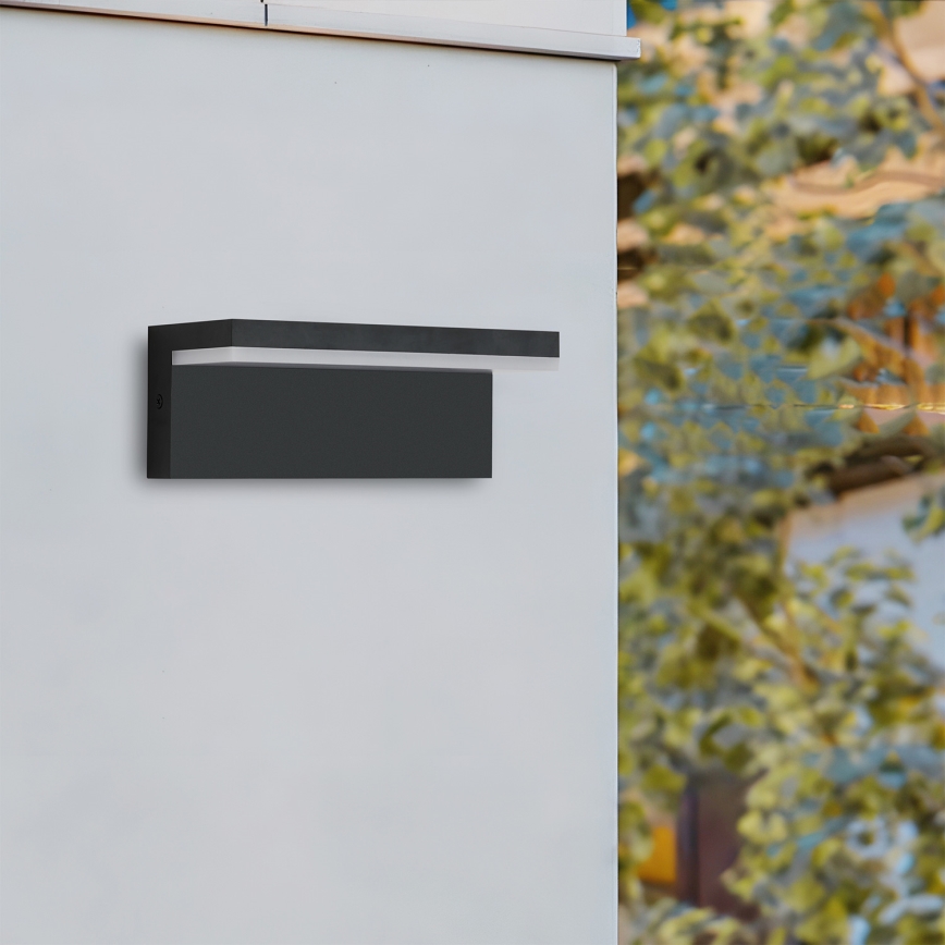 Brilagi - LED-Außenwandleuchte TESSI LED/10W/230V schwarz IP54
