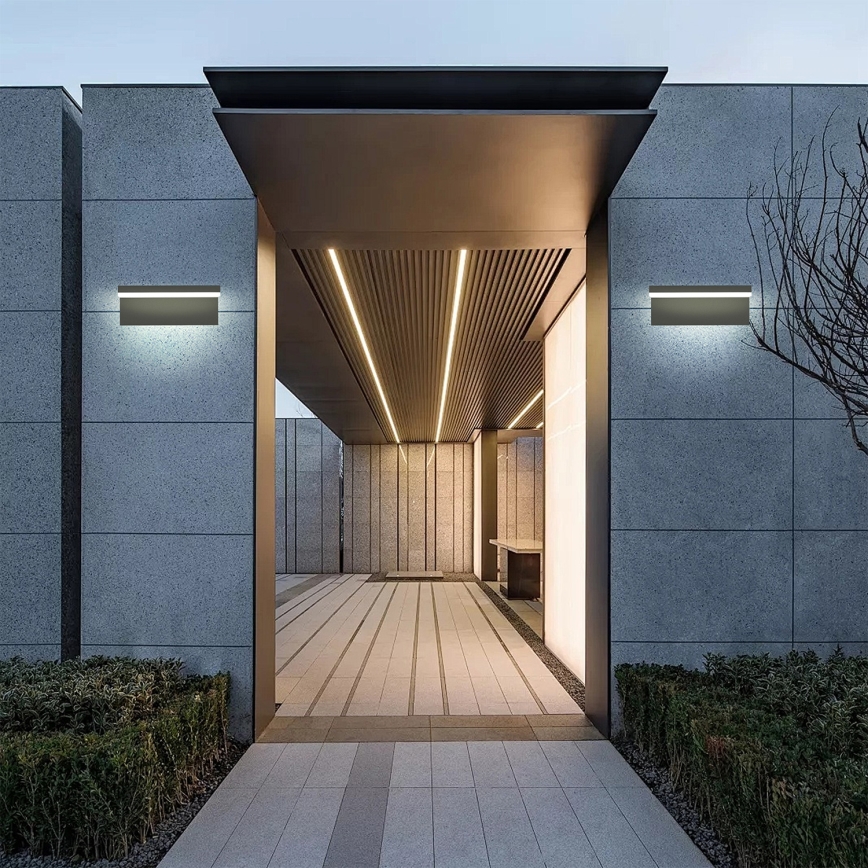 Brilagi - LED-Außenwandleuchte TESSI LED/10W/230V schwarz IP54