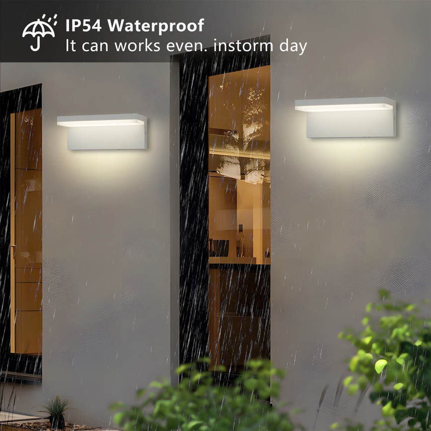 Brilagi - LED Außenwandleuchte TESSI LED/10W/230V weiß IP54