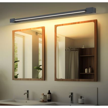 Brilagi - LED-Spiegelleuchte für Badezimmer AQUA LINE LED/36W/230V 120 cm IP44 anthrazit CRI 90
