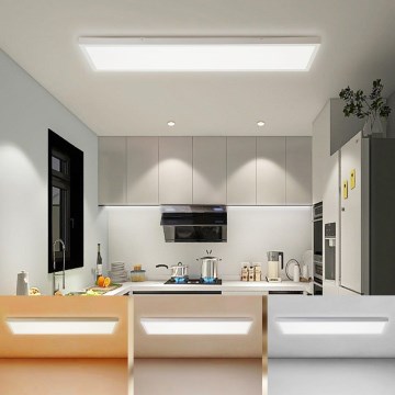 Brilagi - LED-Badezimmer-Deckenleuchte FRAME LED/50W/230V 120x30 cm 3000/4000/6000K IP44 weiß