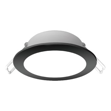 Brilagi - LED-Badezimmer-Einbauleuchte LED/6W/230V 3000K schwarz IP65